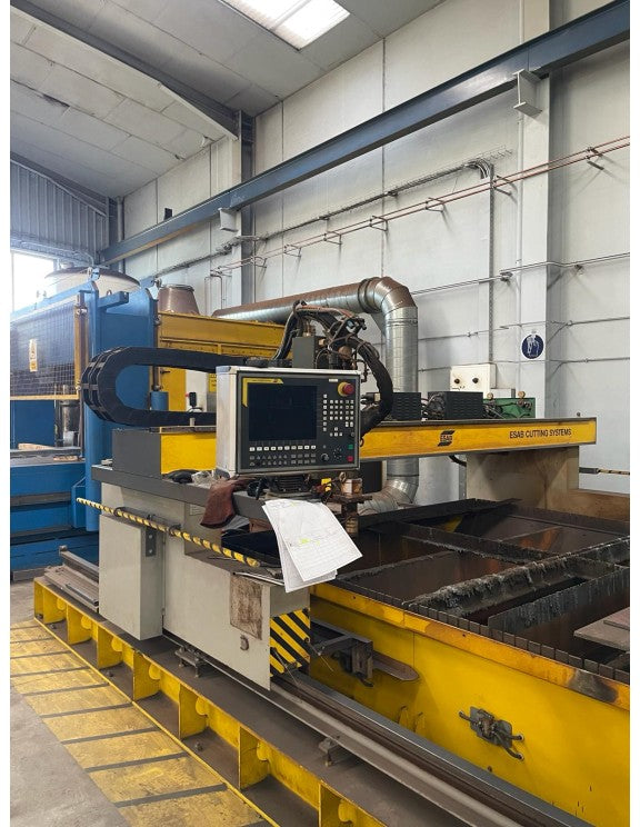 Instalación mesa de corte PLASMA HD - 8000x2500mm + Aspiración
