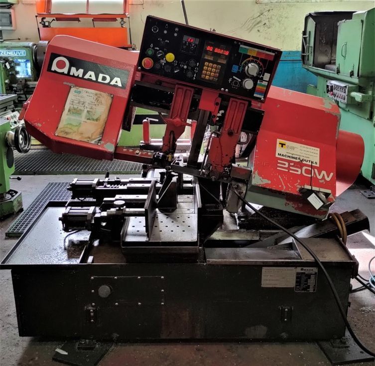 Sierra cinta tronzadora vertical AMADA HFA-250W
