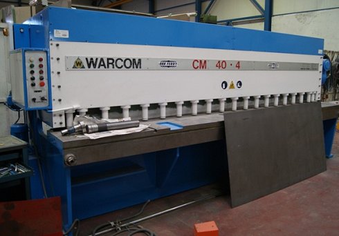 Cizalla hidráulica de ocasión Warcom CM 40-4