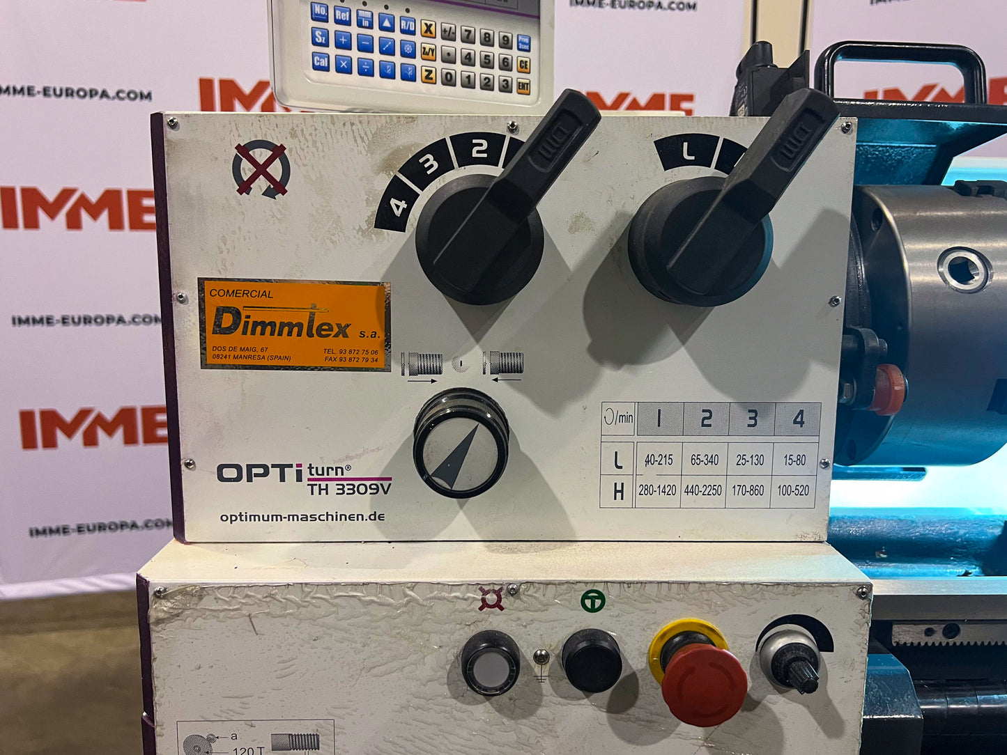 Torno de bancada OPTIMUM TH-3309-V Full Equip