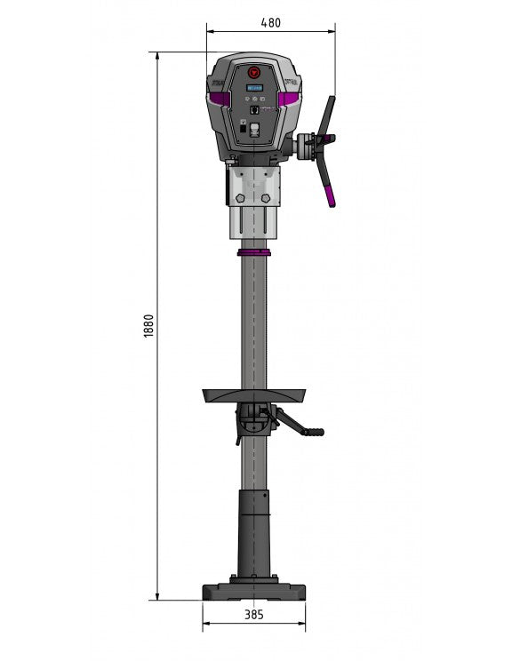 Taladro de columna DP 33